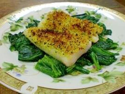 簡単に本格的な☆魚の香草パン粉焼き